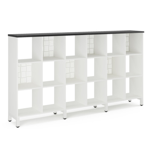 Стеллажная система SQ-3Х6 white/wood Стеллажная система SQ-3Х6 white/wood