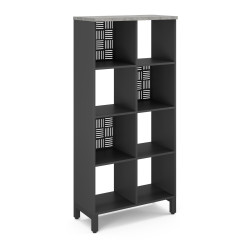 Стеллажная система SQ-4X2 black/chicago