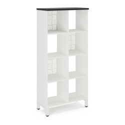Стеллажная система SQ-4X2  white/wood