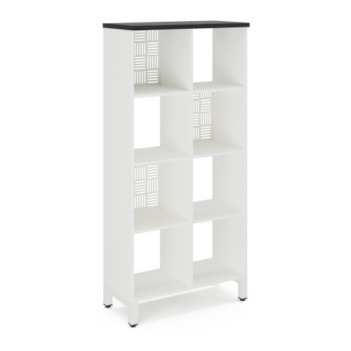 Стеллажная система SQ-4X2  white/wood