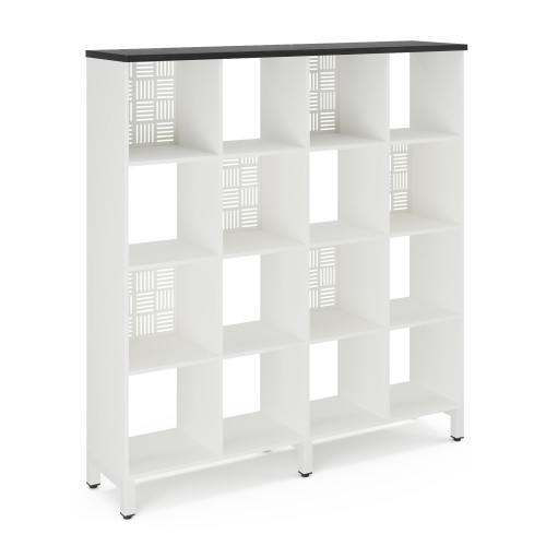 Стеллажная система SQ-4X4 white/wood Стеллажная система SQ-4X4 white/wood