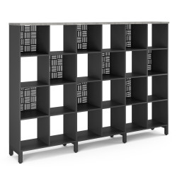 Стеллажная система SQ-4X6 black/chicago Стеллажная система SQ-4X6 black/chicago