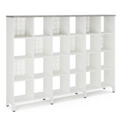 Стеллажная система SQ-4X6 white/chicago Стеллажная система SQ-4X6 white/chicago