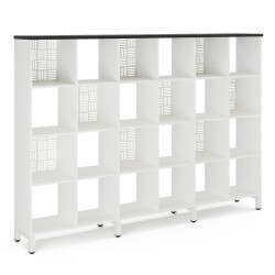 Стеллажная система SQ-4X6 white/wood Стеллажная система SQ-4X6 white/wood
