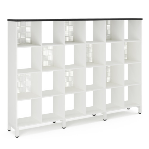 Стеллажная система SQ-4X6 white/wood Стеллажная система SQ-4X6 white/wood