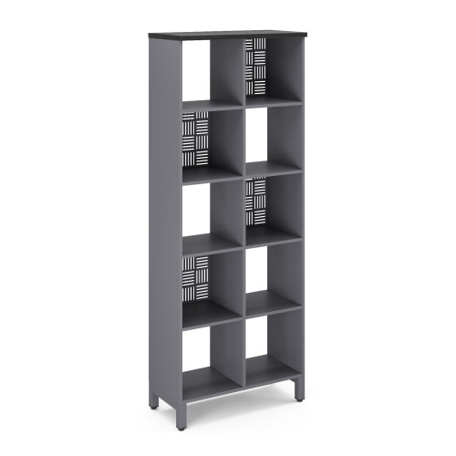 Стеллажная система SQ-5X2 graphite/wood Стеллажная система SQ-5X2 graphite/wood