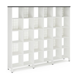 Стеллажная система SQ-5X6 white/wood