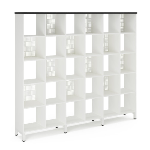Стеллажная система SQ-5X6 white/wood Стеллажная система SQ-5X6 white/wood