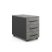 Тумба мобильная Kobor TМ3-40/50 black/chicago