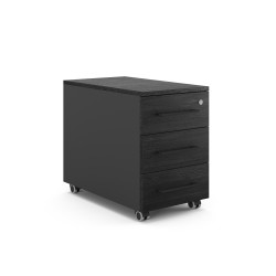 Тумба мобильная Kobor TМ3-40/60 black/wood Тумба мобильная Kobor TМ3-40/60 black/wood