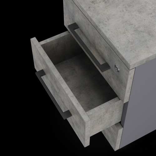 Тумба приставная Kobor TS3-40/60 graphite/chicago Тумба приставная Kobor TS3-40/60 graphite/chicago