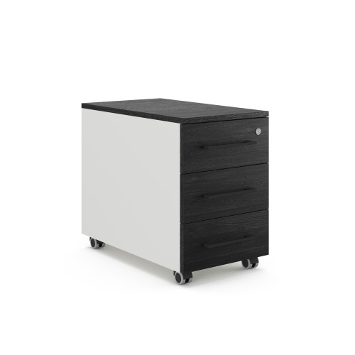 Тумба мобильная Kobor TМ3-40/60 white/wood Тумба мобильная Kobor TМ3-40/60 white/wood