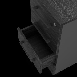Тумба приставная Kobor TS4-40/80 black/wood Тумба приставная Kobor TS4-40/80 black/wood