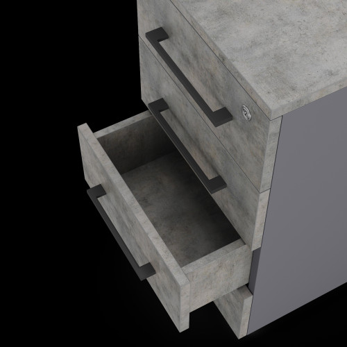Тумба приставная Kobor TS4-40/70 graphite/chicago Тумба приставная Kobor TS4-40/70 graphite/chicago