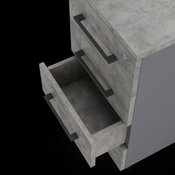 Тумба приставная Kobor TS4-40/80 graphite/chicago Тумба приставная Kobor TS4-40/80 graphite/chicago