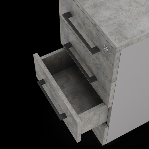 Тумба приставная Kobor TS4-40/50 aluminum/chicago Тумба приставная Kobor TS4-40/50 aluminum/chicago