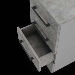 Тумба приставная Kobor TS4-40/70 aluminum/chicago Тумба приставная Kobor TS4-40/70 aluminum/chicago