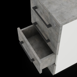 Тумба приставная Kobor TS4-40/80 white/chicago Тумба приставная Kobor TS4-40/80 white/chicago
