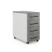 Тумба мобильная Kobor TМ4-40/80 white/chicago Тумба мобильная Kobor TМ4-40/80 white/chicago