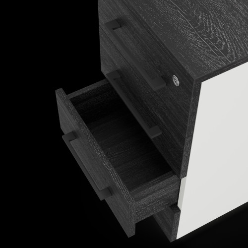 Тумба приставная Kobor TS4-40/70 white/wood Тумба приставная Kobor TS4-40/70 white/wood