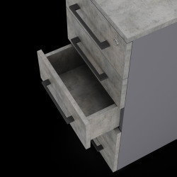 Тумба приставная Kobor TS5-40/60 graphite/chicago Тумба приставная Kobor TS5-40/60 graphite/chicago