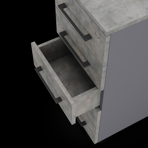 Тумба приставная Kobor TS5-40/70 graphite/chicago Тумба приставная Kobor TS5-40/70 graphite/chicago