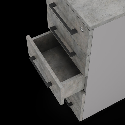Тумба приставная Kobor TS5-40/80 aluminum/chicago Тумба приставная Kobor TS5-40/80 aluminum/chicago