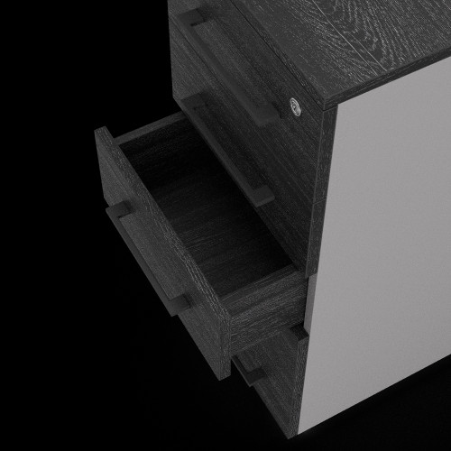 Тумба приставная Kobor TS5-40/70 aluminum/wood Тумба приставная Kobor TS5-40/70 aluminum/wood