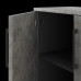Шкаф распашной Kobor HR/2-90/40/M black/chicago Шкаф распашной Kobor HR/2-90/40/M black/chicago