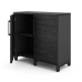 Шкаф распашной Kobor HR/2-90/60/M black/wood