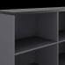 Шкаф открытый Kobor HO/2-120/40/M graphite/wood Шкаф открытый Kobor HO/2-120/40/M graphite/wood