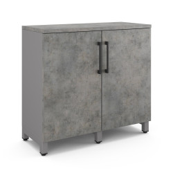 Шкаф распашной Kobor HR/2-90/60/M aluminum/chicago Шкаф распашной Kobor HR/2-90/60/M aluminum/chicago