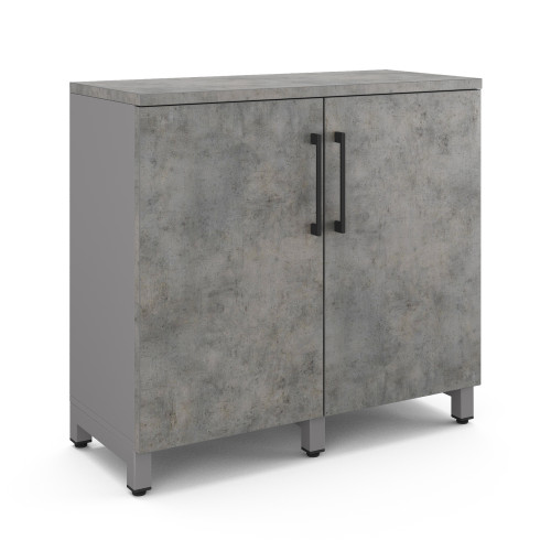 Шкаф распашной Kobor HR/2-90/60/M aluminum/chicago Шкаф распашной Kobor HR/2-90/60/M aluminum/chicago