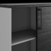 Шкаф-купе Kobor HK/2-120/60/M aluminum/wood