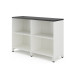 Шкаф открытый Kobor HO/2-120/40/M white/wood Шкаф открытый Kobor HO/2-120/40/M white/wood