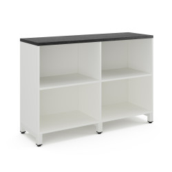 Шкаф открытый Kobor HO/2-120/60/M white/wood Шкаф открытый Kobor HO/2-120/60/M white/wood
