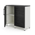 Шкаф распашной Kobor HR/2-90/40/M white/wood Шкаф распашной Kobor HR/2-90/40/M white/wood