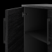 Шкаф распашной Kobor HR/3-90/40/M black/wood Шкаф распашной Kobor HR/3-90/40/M black/wood