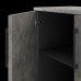 Шкаф распашной Kobor HR/3-45/40/M black/chicago