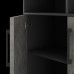 Шкаф распашной Kobor HR/3/3-90/40/M black/chicago Шкаф распашной Kobor HR/3/3-90/40/M black/chicago