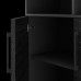 Шкаф распашной Kobor HR/3/3-90/40/M black/wood Шкаф распашной Kobor HR/3/3-90/40/M black/wood