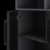 Шкаф распашной Kobor HR/3/3-90/40/M graphite/wood