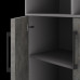Шкаф распашной Kobor HR/3/3-90/60/M aluminum/chicago Шкаф распашной Kobor HR/3/3-90/60/M aluminum/chicago