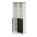 Шкаф распашной Kobor HR/3/3-90/40/M white/wood Шкаф распашной Kobor HR/3/3-90/40/M white/wood