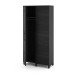 Гардероб распашной Kobor HRG-90/40/M black/wood