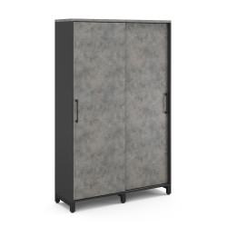 Гардероб-купе Kobor HG-120/60/M black/chicago