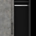 Гардероб-купе Kobor HG-120/60/M black/chicago Гардероб-купе Kobor HG-120/60/M black/chicago