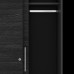 Гардероб-купе Kobor HG-120/40/M black/wood Гардероб-купе Kobor HG-120/40/M black/wood