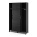 Гардероб-купе Kobor HG-120/40/M black/wood Гардероб-купе Kobor HG-120/40/M black/wood