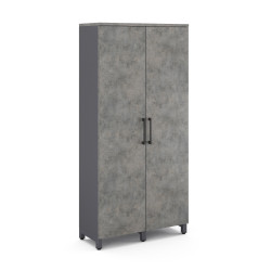 Гардероб распашной Kobor HRG-90/40/M graphite/chicago